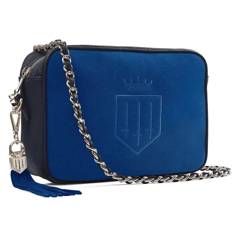 Fairfax and Favor Finsbury Handbag - Stockist Exclusive Porto Blue/Navy