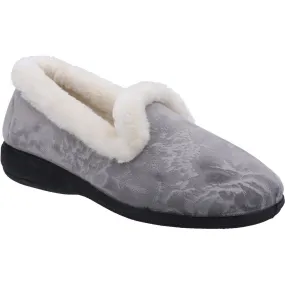 Fleet & Foster Adelaide Memory Foam Slipper Grey