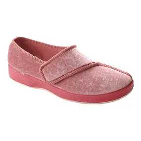 FOAMTREADS WOMEN'S JEWEL F.T. ROSE VELOUR SLIPPER