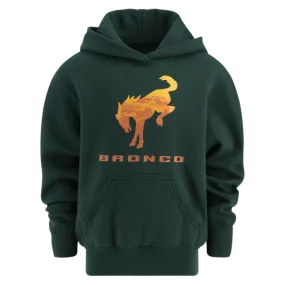 Ford Bronco Youth Logo w/Truck Hooded Pullover Fleece