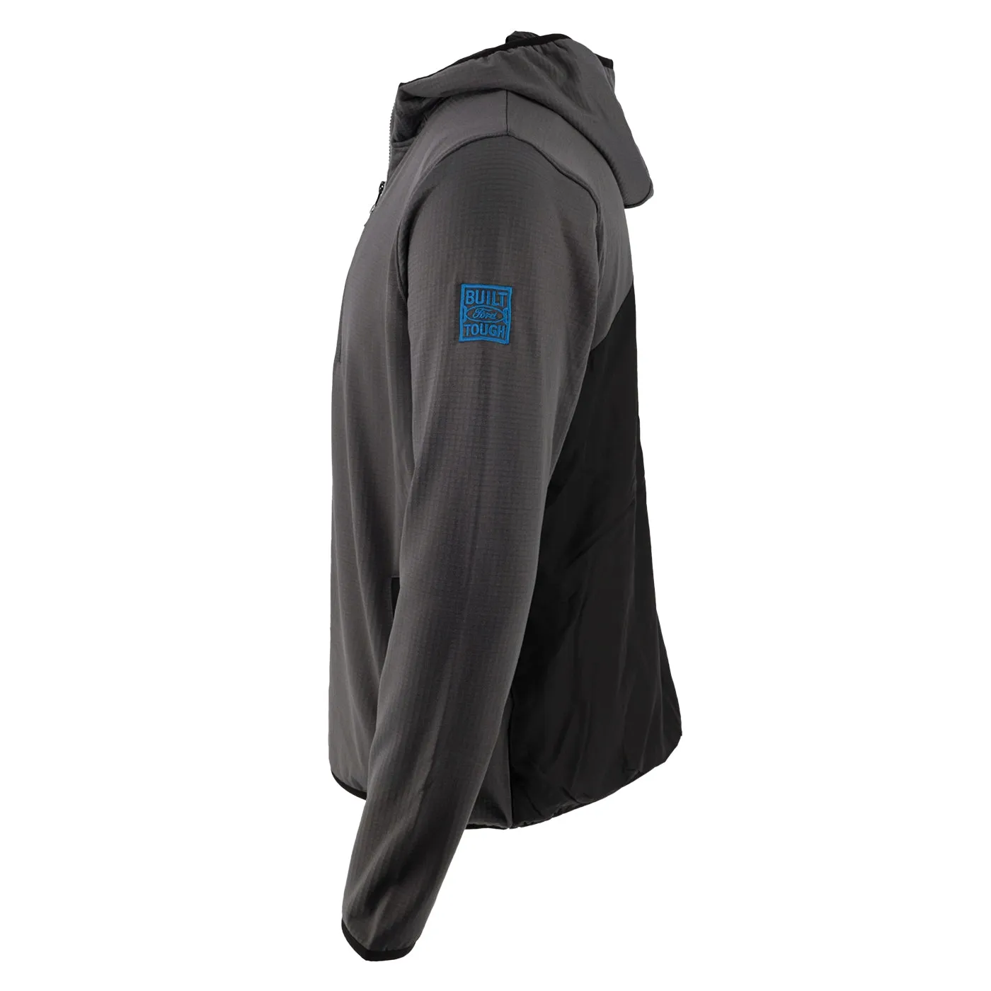 Ford Trucks Ranger Men's 1/2 Zip Hooded Grid Fleece