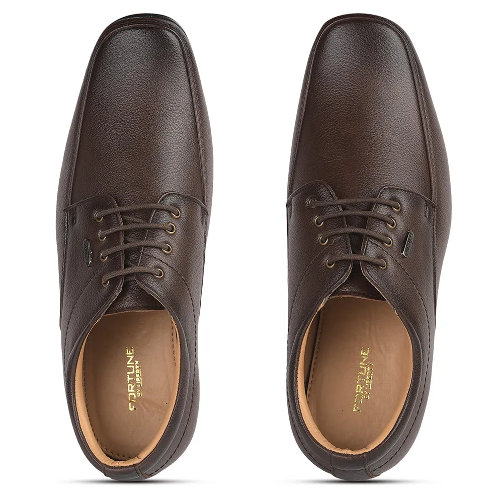 Fortune (Brown) Formal Lace Up Shoes For Men UVL-33 By Liberty