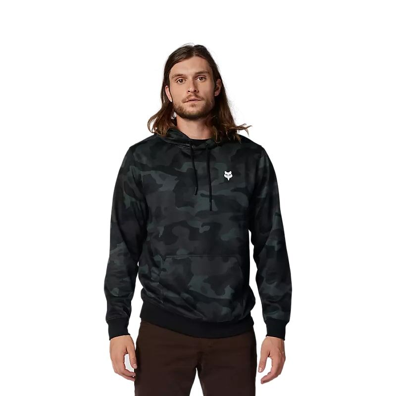 Fox Head Men's Fox Head Camo Pullover Hoodie in Black Camouflage