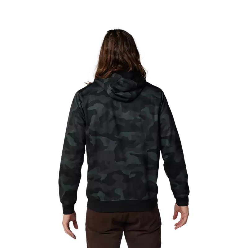 Fox Head Men's Fox Head Camo Pullover Hoodie in Black Camouflage