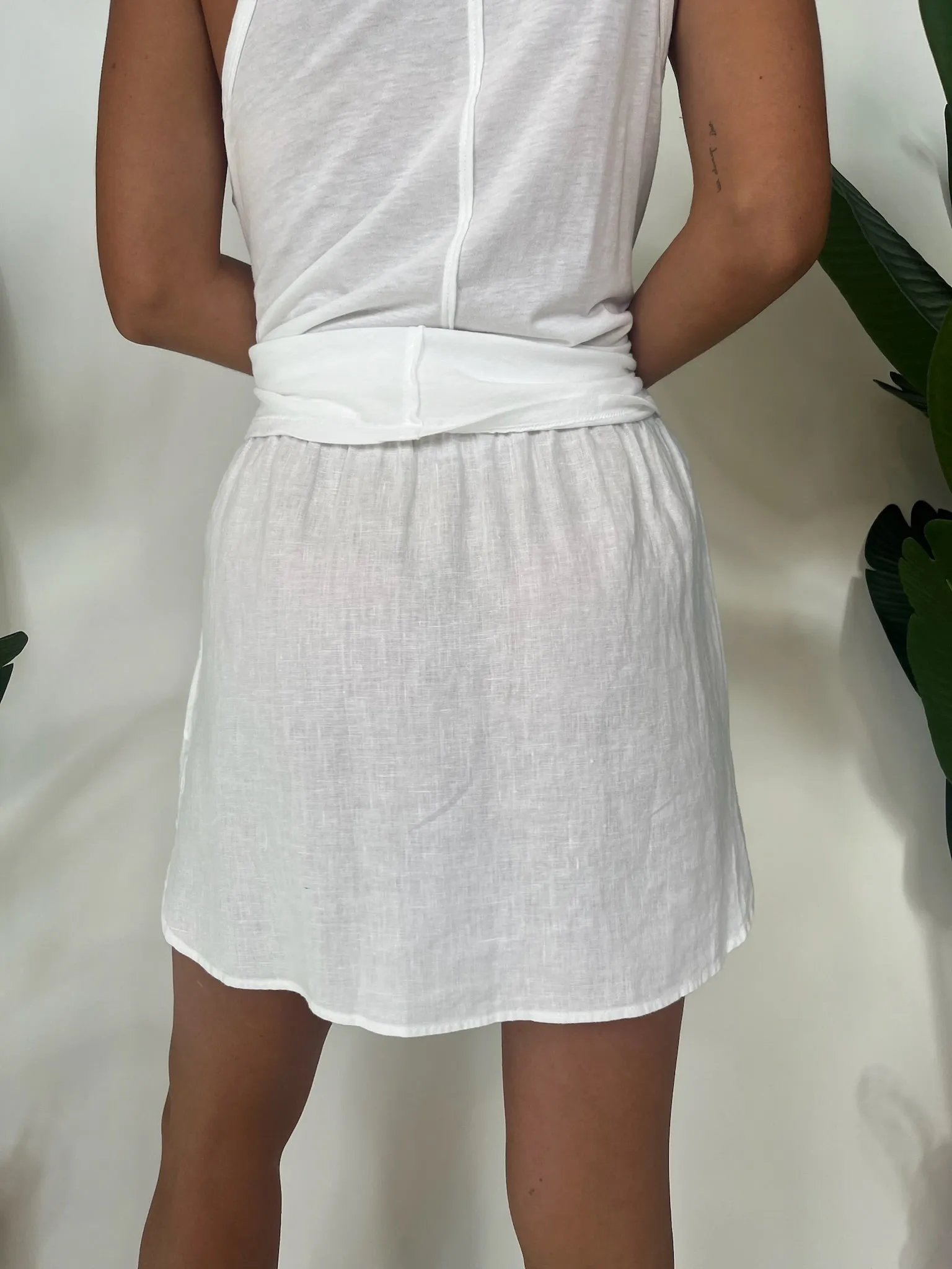 Fresh Laundry Linen Skirt