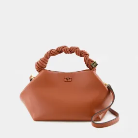 Ganni  Ganni Bou Small Bag - Ganni - Synthetic Leather - Brown