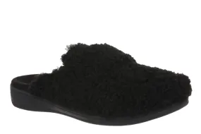  Gemma II Sherpa Cloth Slipper in Black  