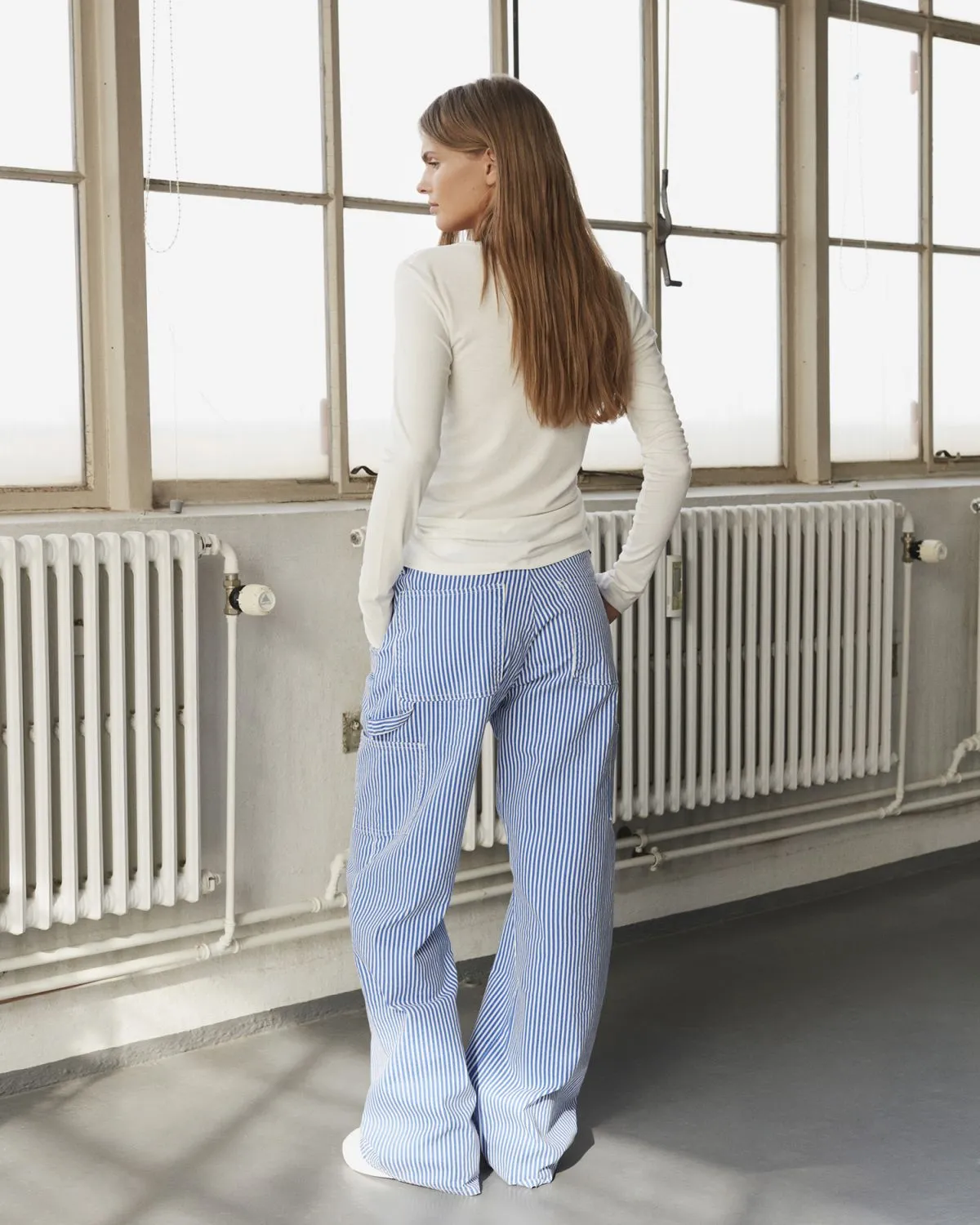 GITTESW TROUSERS - Blue