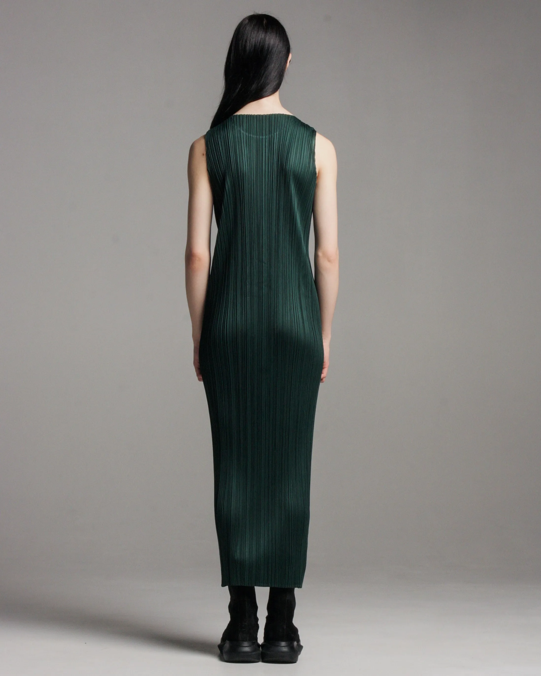 Green Basic Tank Dress