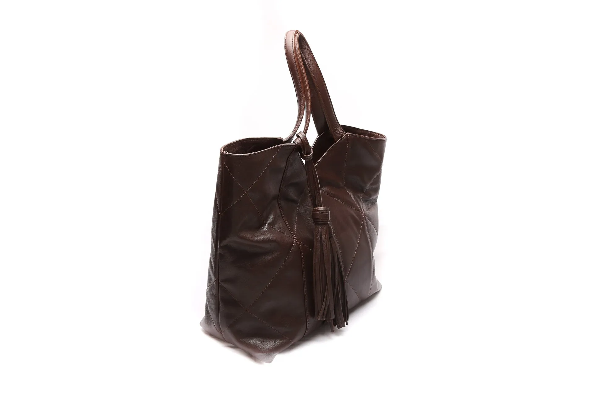 Handbag Puglia Dark Brown