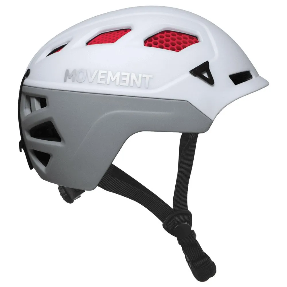 Helmet Movement ---3Tech Alpi Honeycomb Women White Grey Carmin