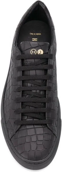 Hide&Jack Essence Croco sneakers Black