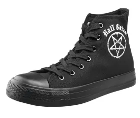 high sneakers unisex Hail Satan - AMENOMEN - OMEN112TRAMP  -  Metal-shop