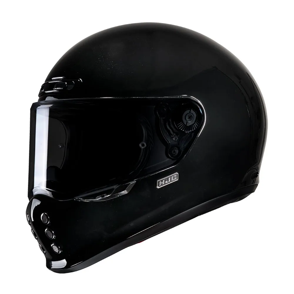 HJC V10 Plain Helmet - Black