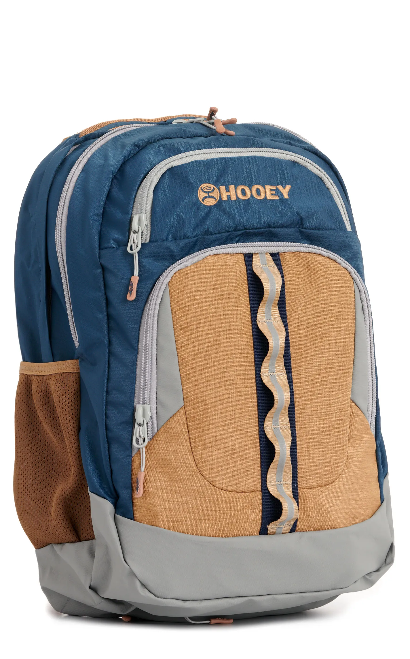 Hooey Men's OX Aegean Blue Cement & Caramel Water Resistant Backpack