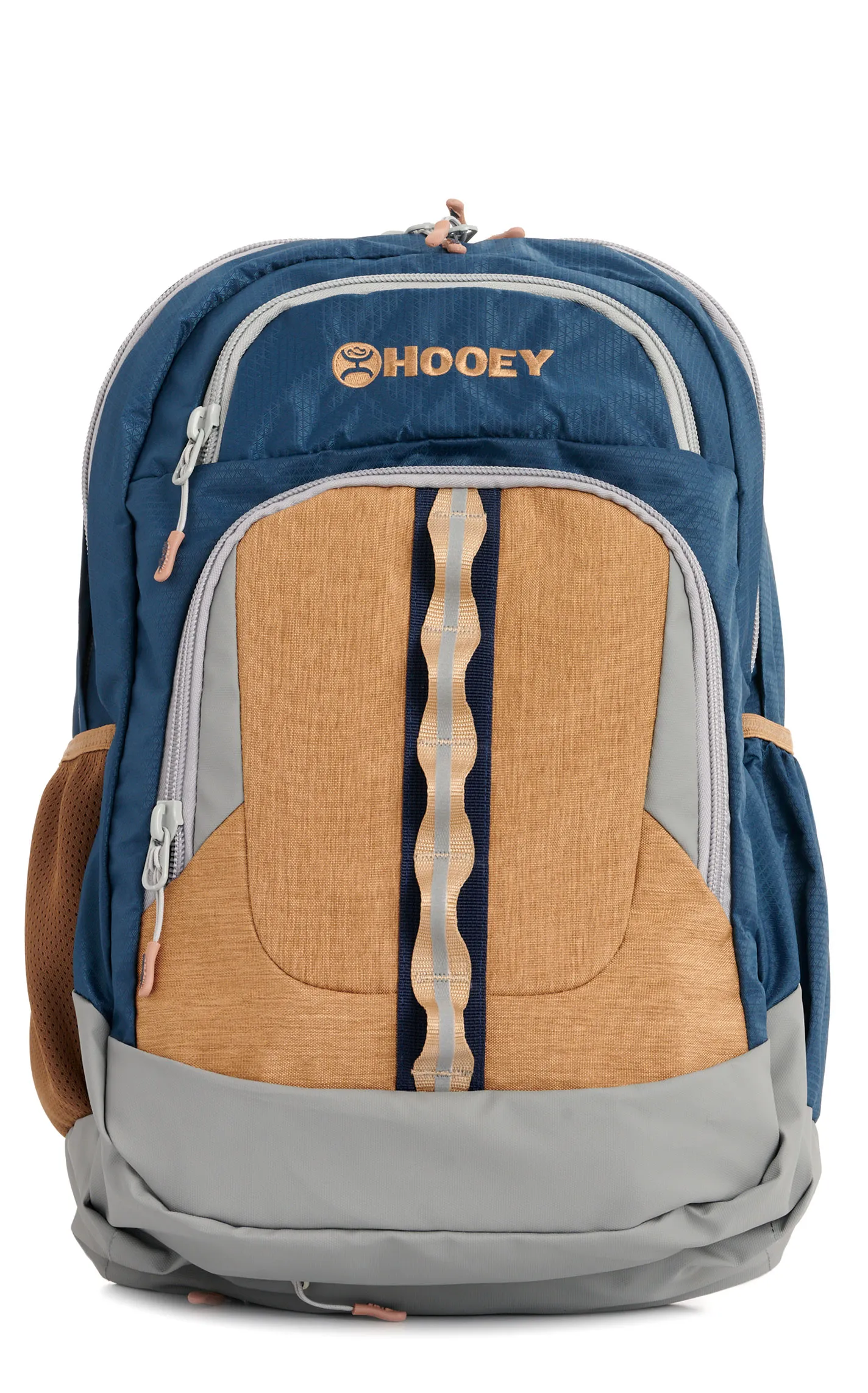 Hooey Men's OX Aegean Blue Cement & Caramel Water Resistant Backpack