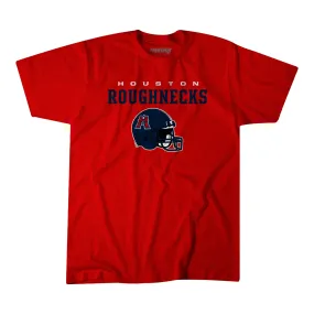 Houston Roughnecks Vintage Helmet T-Shirt