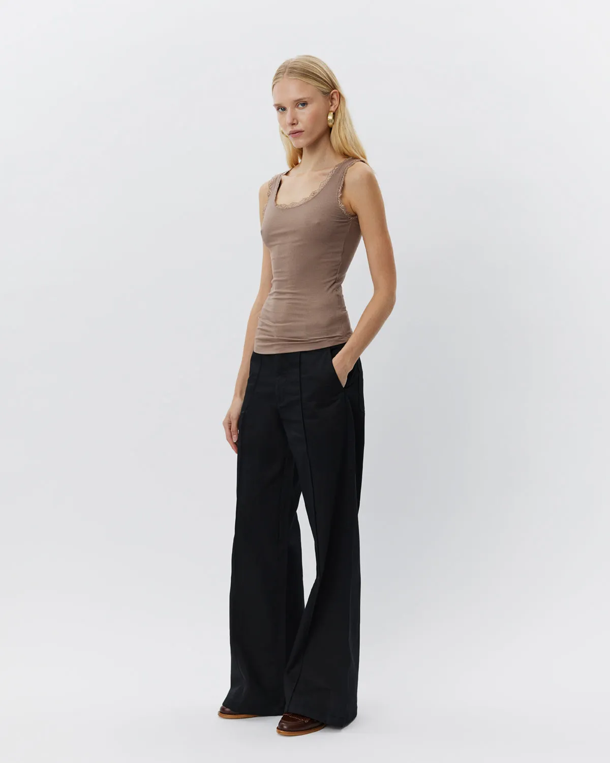 IZZASW TROUSERS - Black