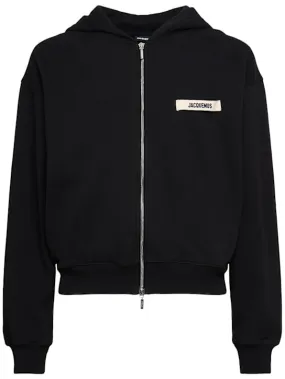 Jacquemus   Le Hoodie Gros Grain zip-up sweatshirt 