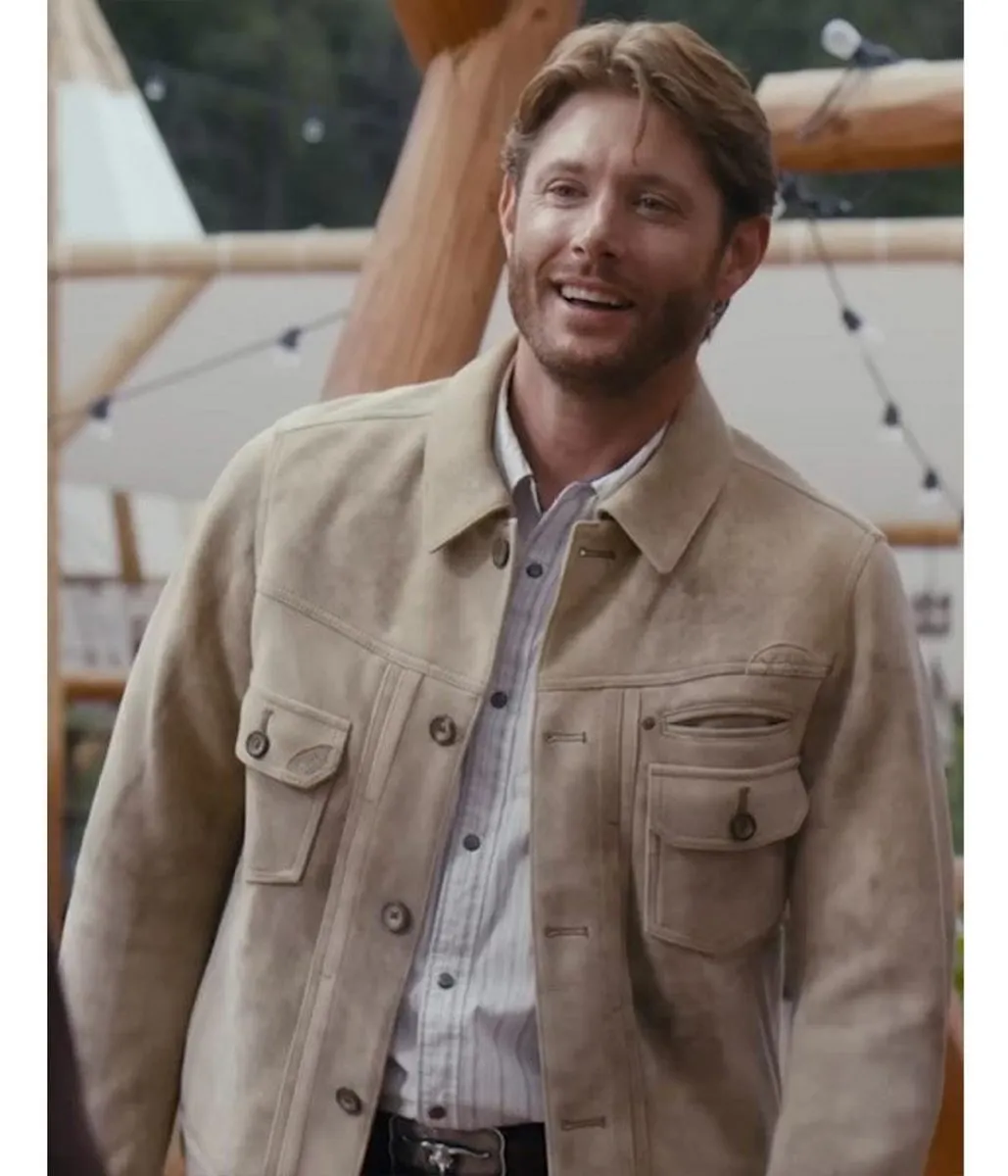 Jensen Ackles Big Sky Season 3 Suede Leather Jacket