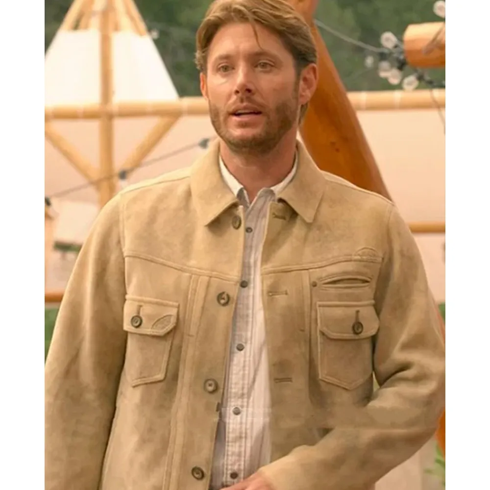 Jensen Ackles Big Sky Season 3 Suede Leather Jacket