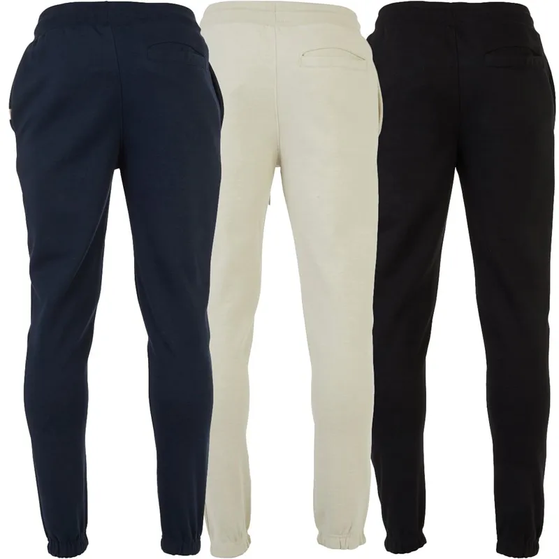 JUICE Mens Three Pack Malec Joggers Black/Navy/Stone