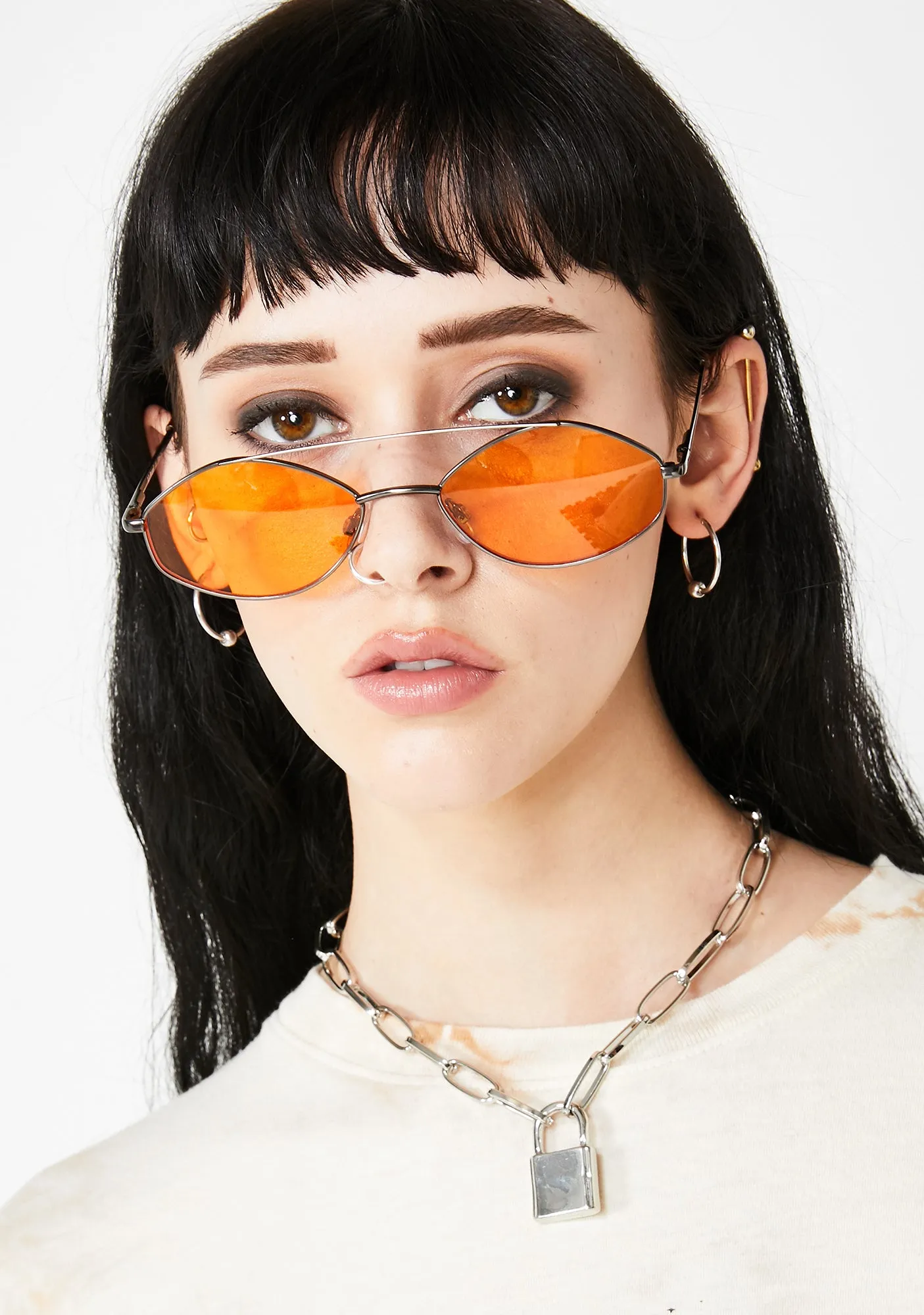 Juicy Stealth Moves Oval Sunglasses-