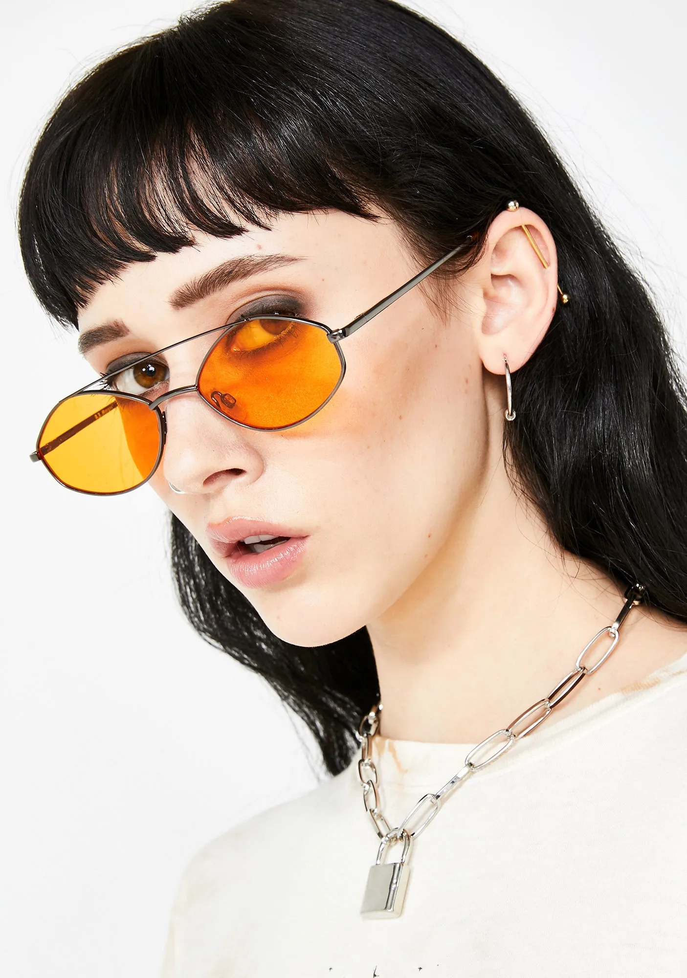 Juicy Stealth Moves Oval Sunglasses-