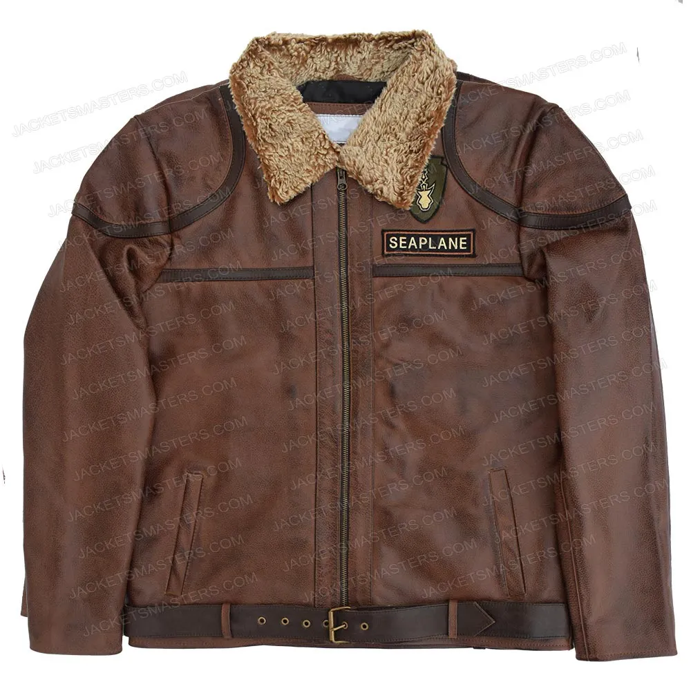 Jumanji The Next Level Alex Seaplane Leather Jacket