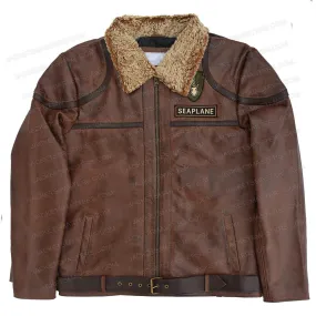 Jumanji The Next Level Alex Seaplane Leather Jacket