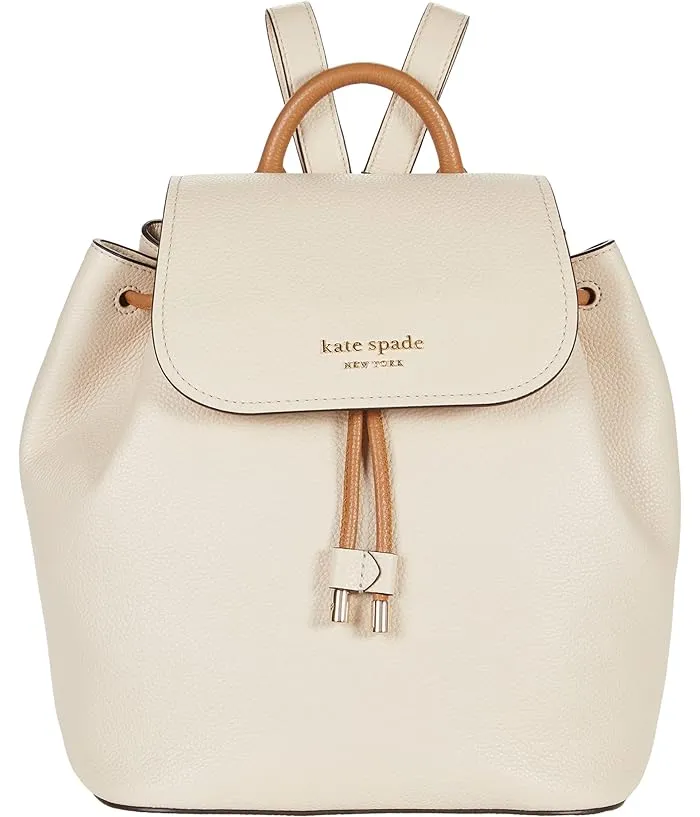 Kate Spade New York Sinch Pebbled Leather Medium Flap Backpack