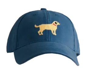 KIDS YELLOW LAB ON NAVY HAT