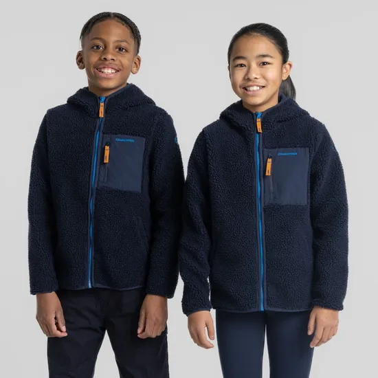 Kid's Boyne Hooded Jacket - Blue Navy | Craghoppers UK