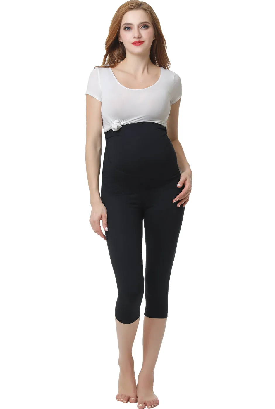 Kimi + Kai Maternity Bree Belly Support Leggings (18.5 Inseam)