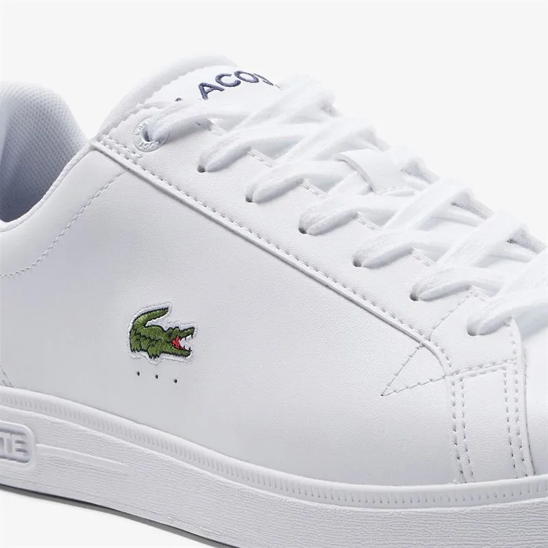 Lacoste Mens Graduate Pro Trainers White/Navy