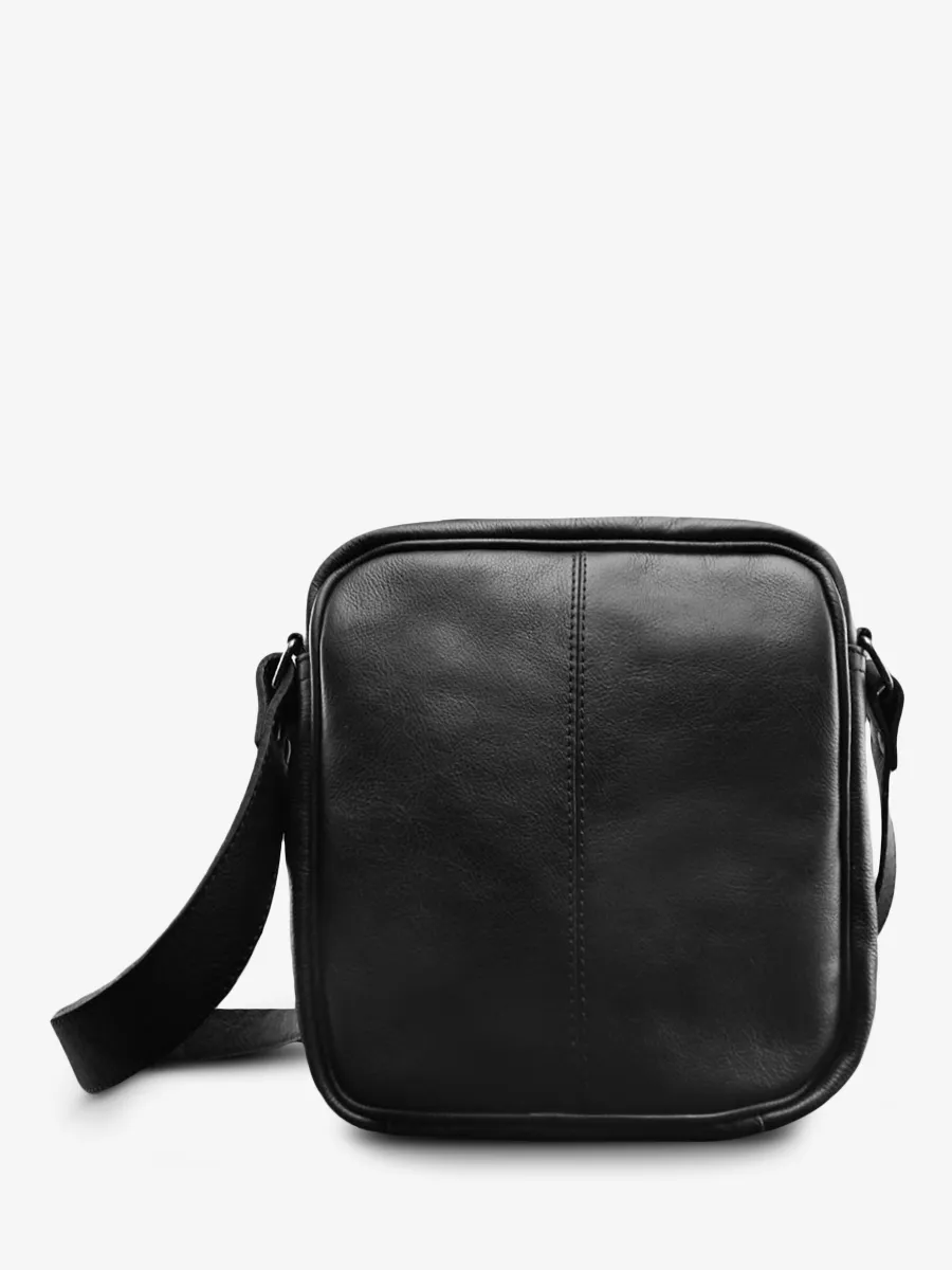 leather shoulder bag for men Black - LeSaint Marc Black | PAUL MARIUS