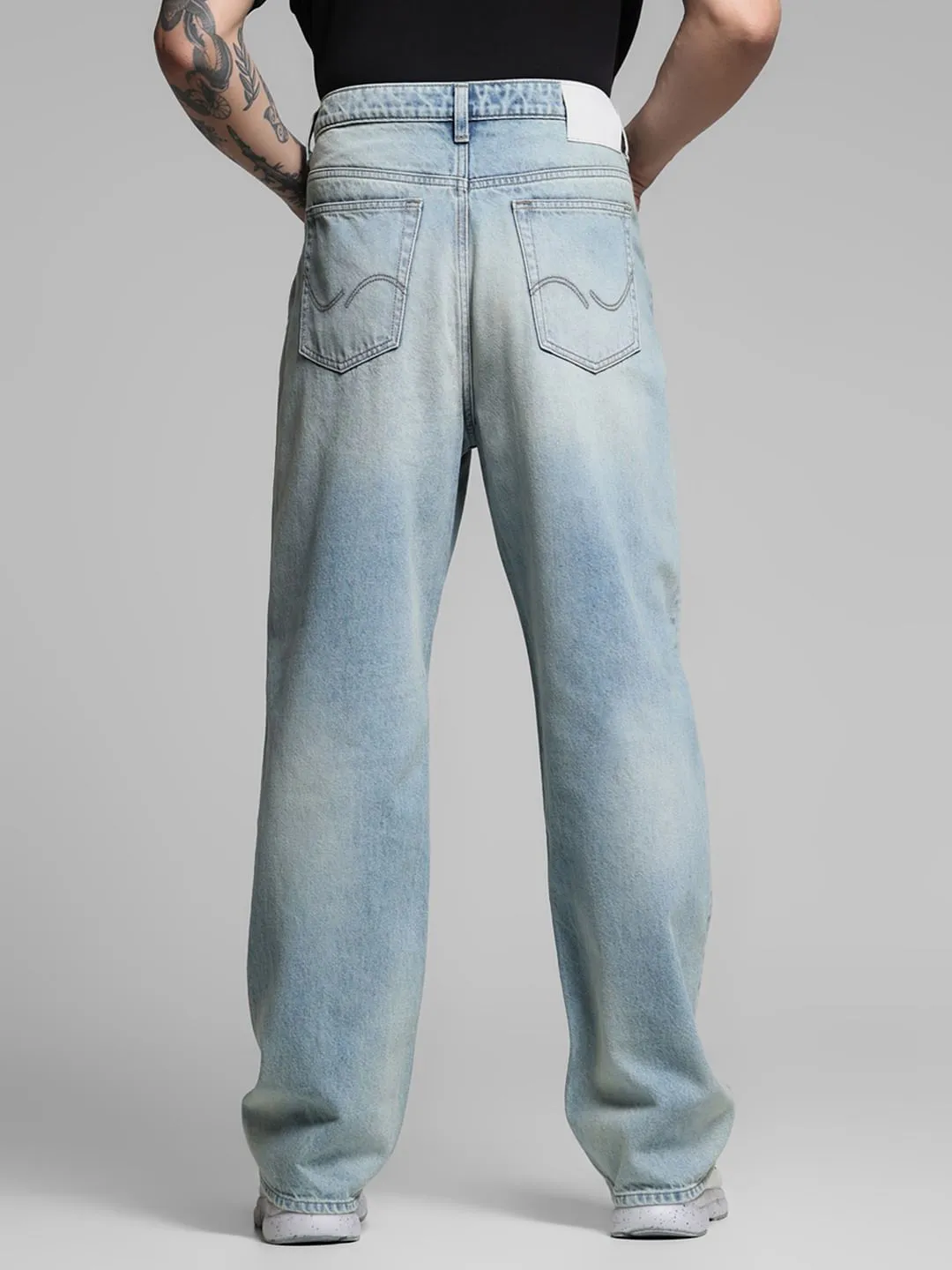 Light Blue High Rise Dario Loose Fit Jeans