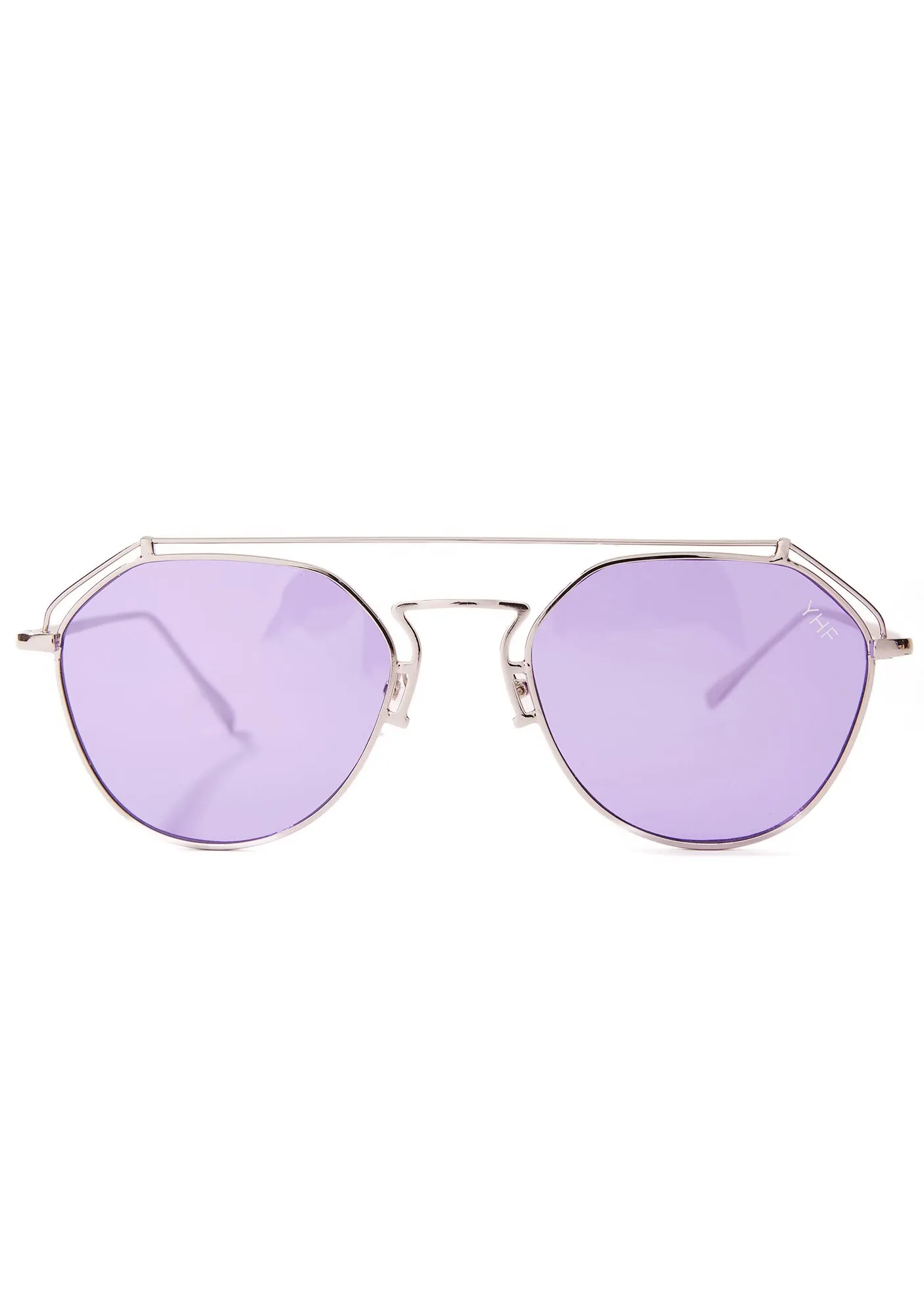 Lilac Stephanie Transparent Sunglasses-