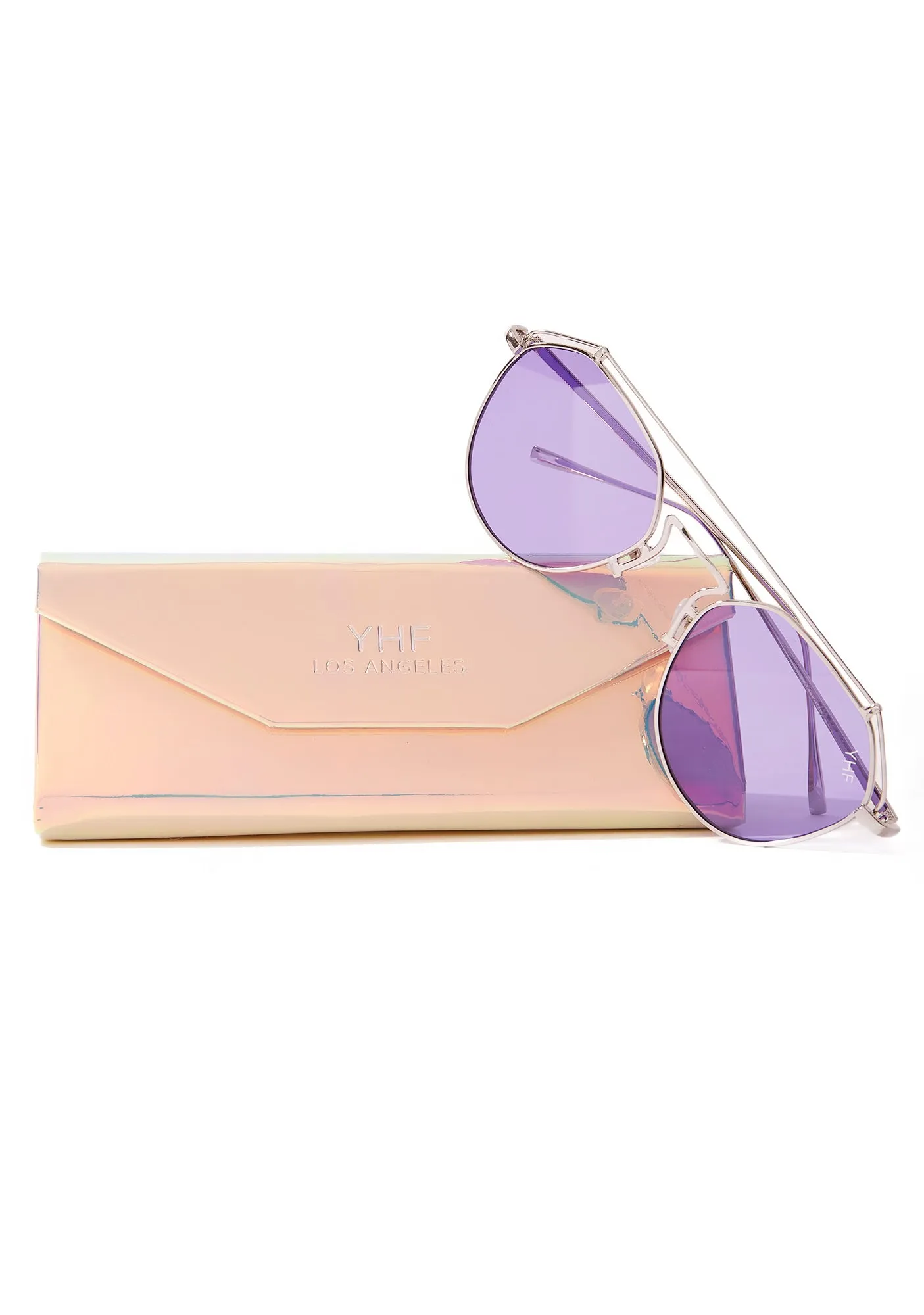 Lilac Stephanie Transparent Sunglasses-