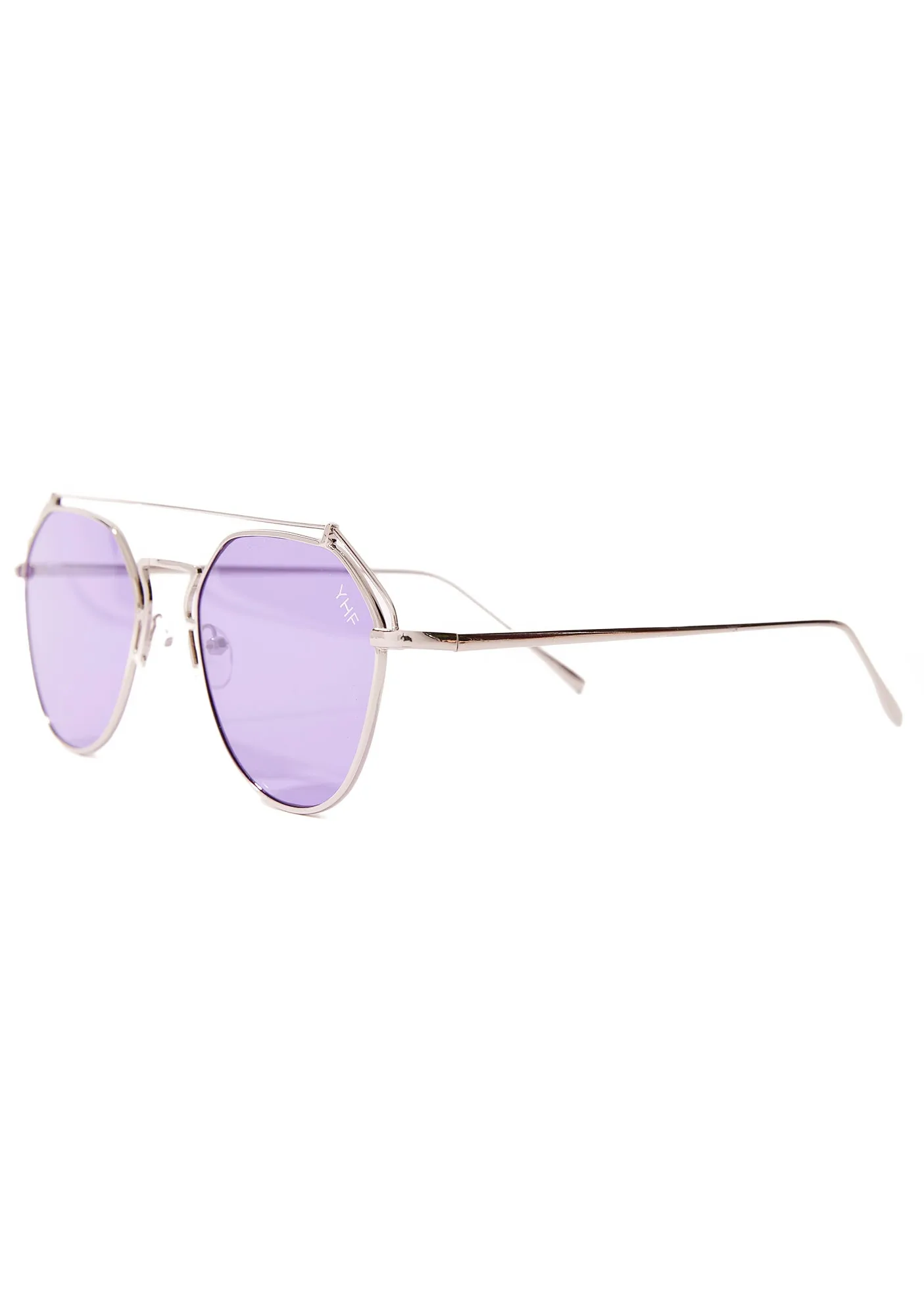 Lilac Stephanie Transparent Sunglasses-