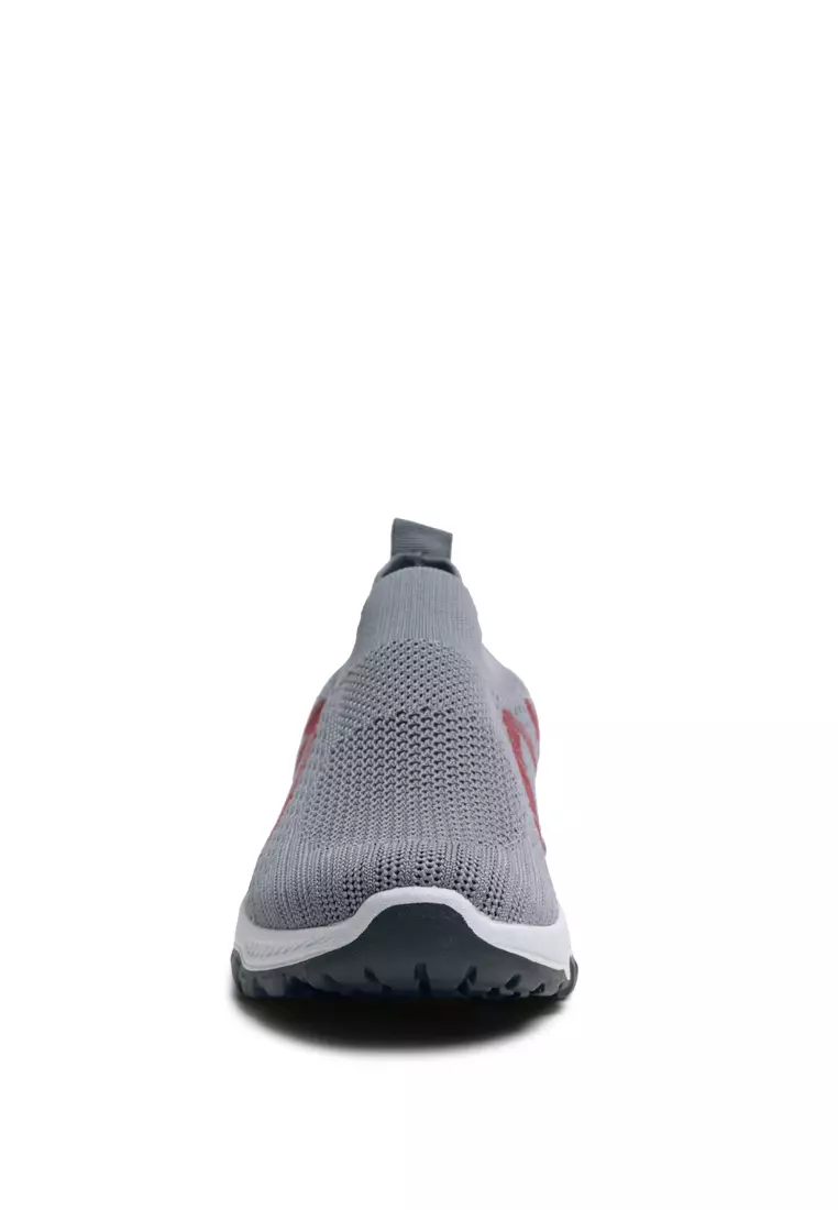 London Rag Grey Knitted Seamless Trainers