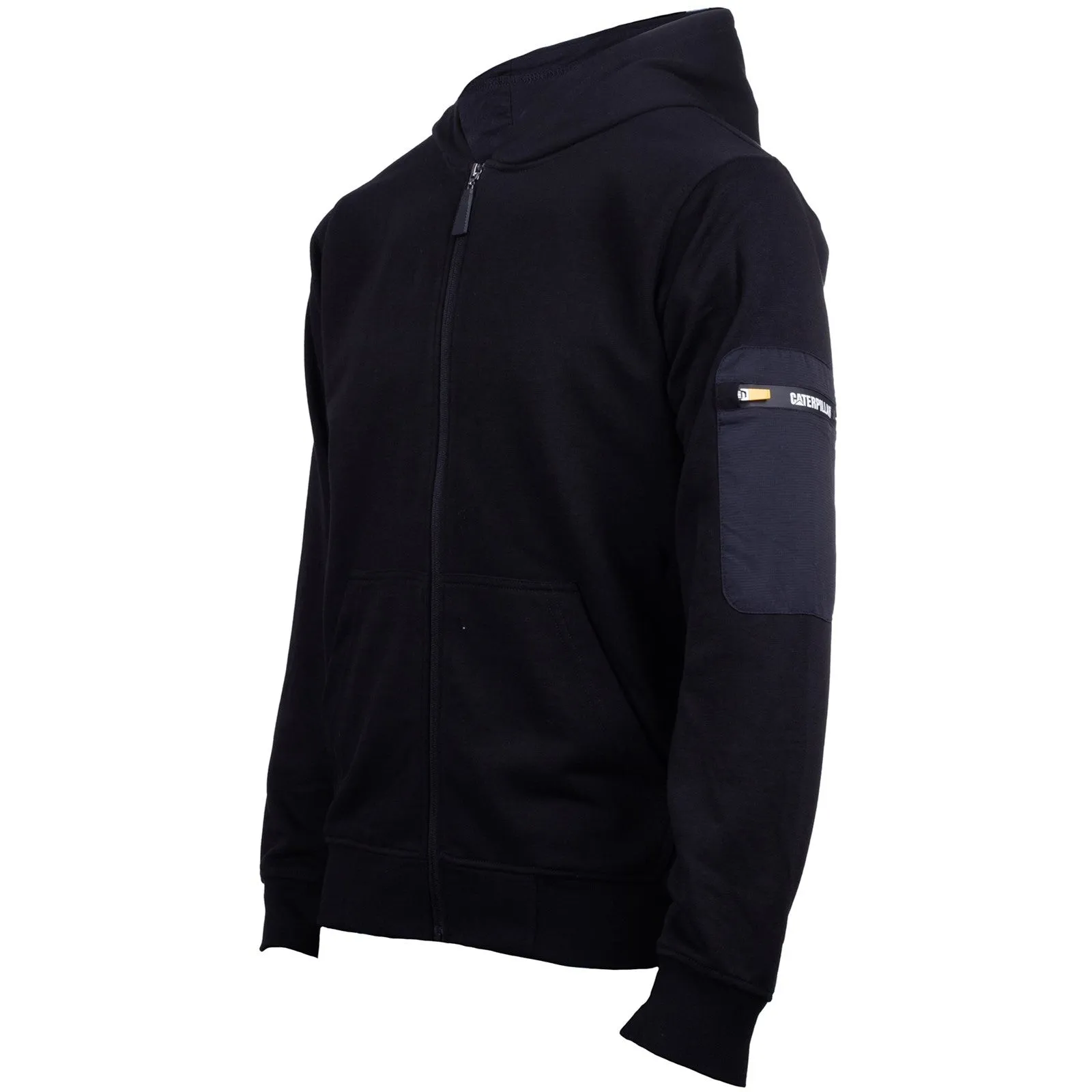 Loopback Full Zip Hoodie  Black