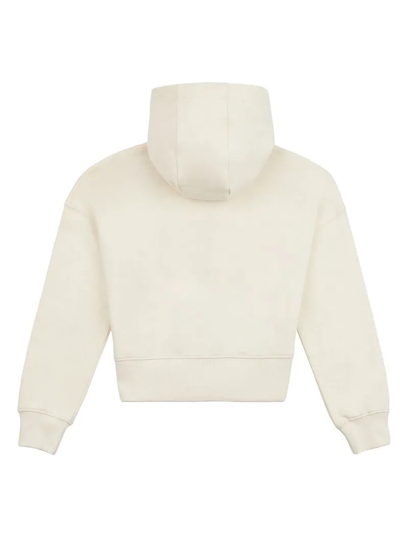 Lyle And Scott Girls Zip Up Hoodie Cream