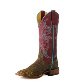 Macie Bean Vintage Caiman Print Ladies' Boot