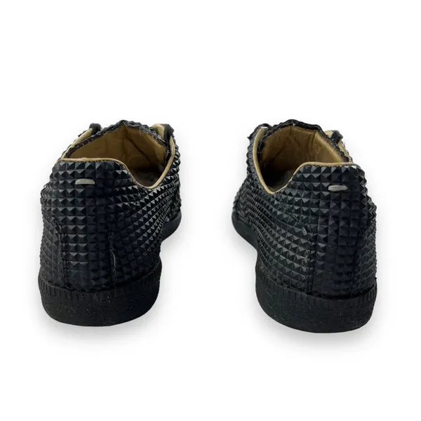 Maison Margiela Black Studded Diamond Replica Trainers 