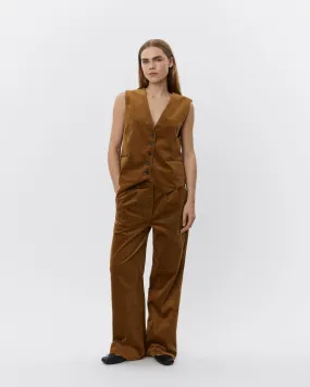 MALINASW TROUSERS - Mustard