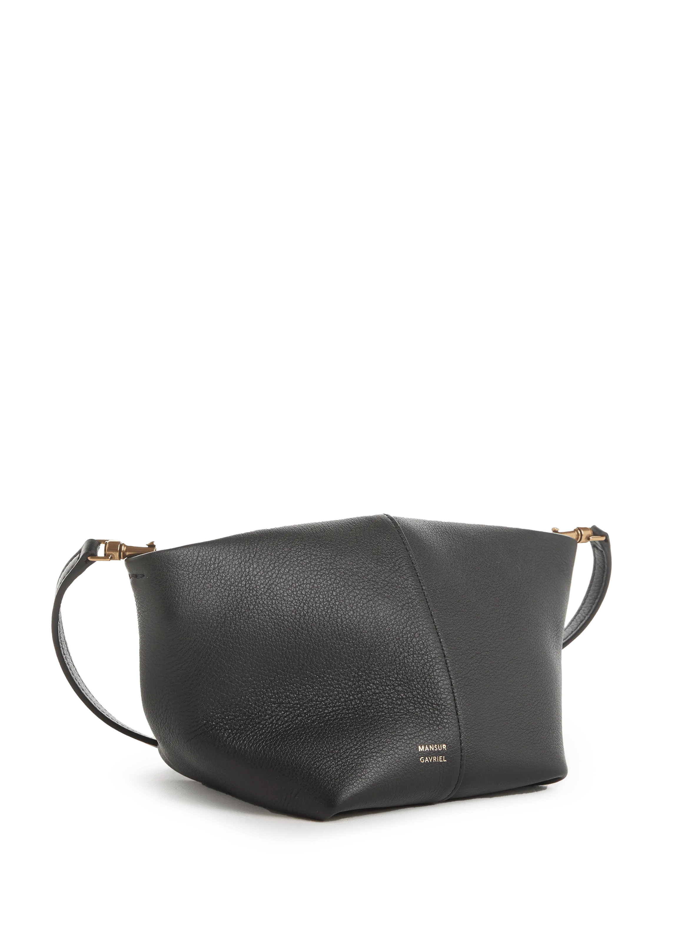 Mansur gavriel  Tulipano mini leather bag - Black