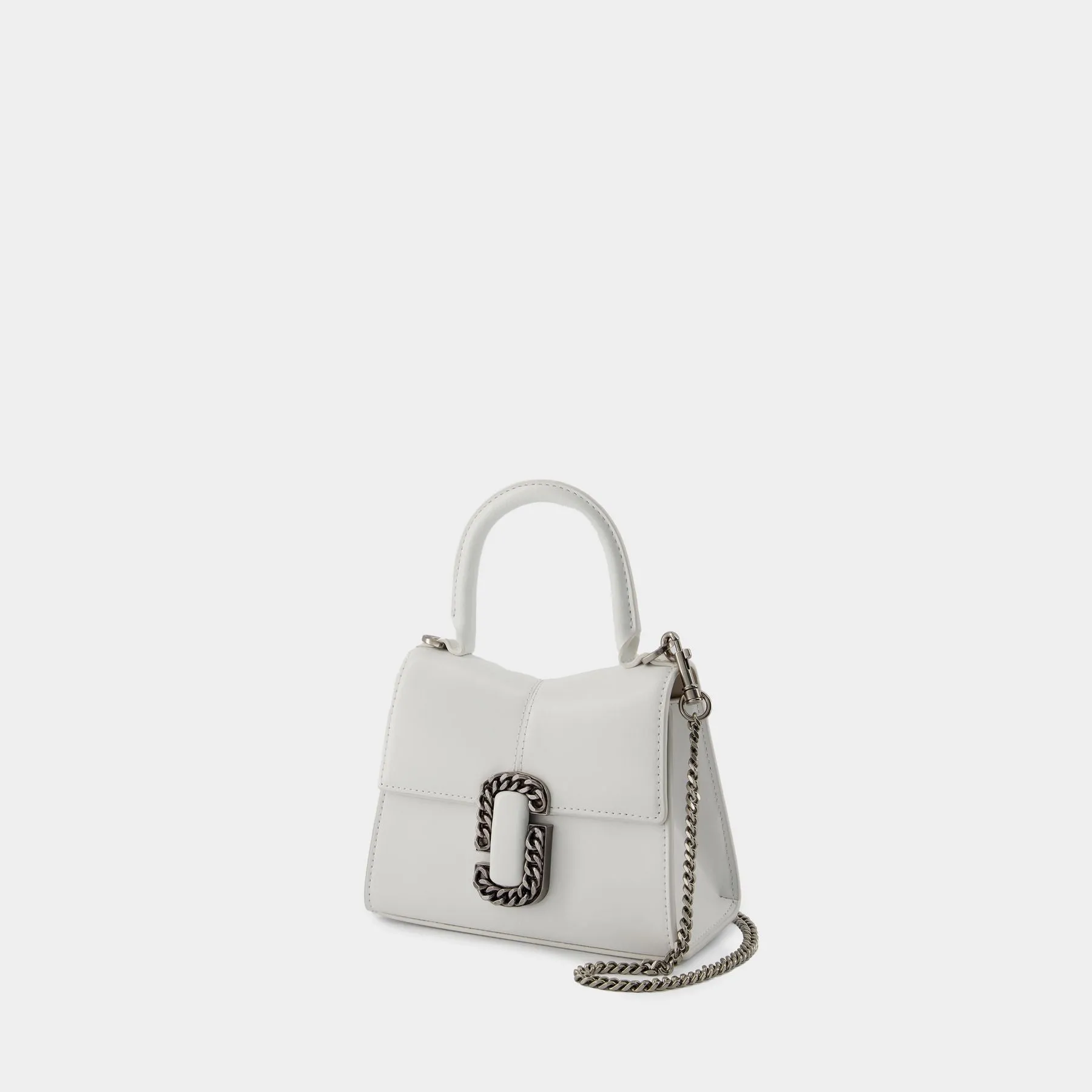 Marc Jacobs  The Mini Top Handle Bag - Marc Jacobs - Leather - White