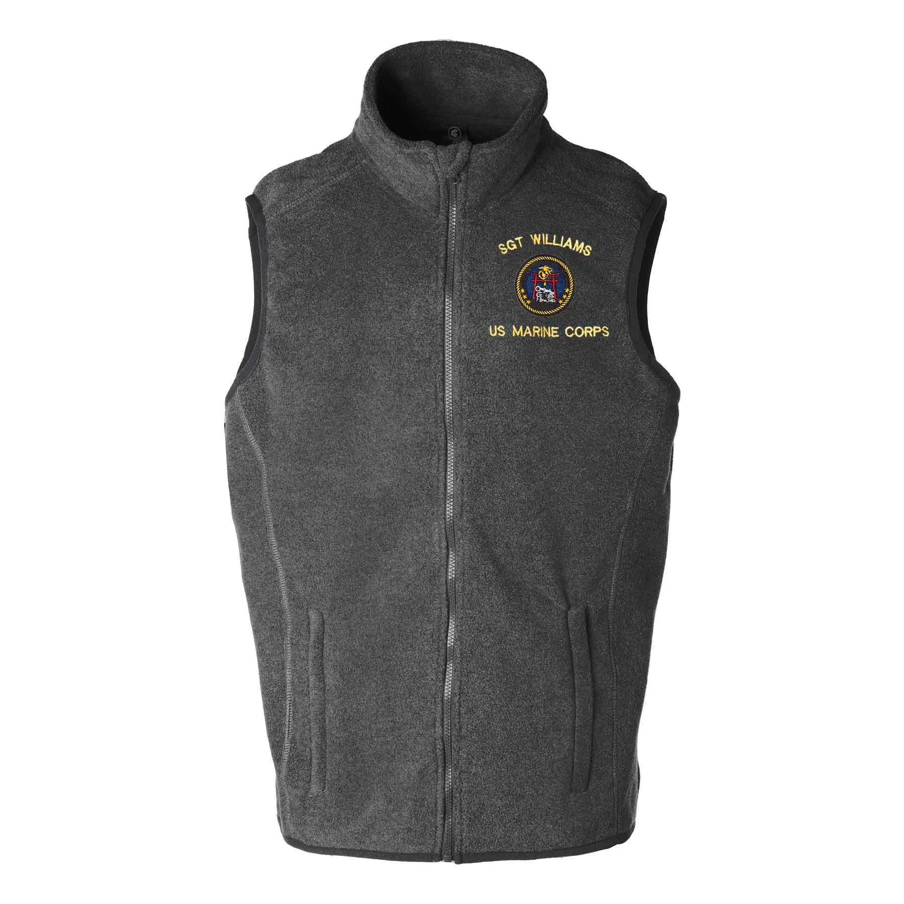 Marine Corps Security Force Embroidered Fleece Vest