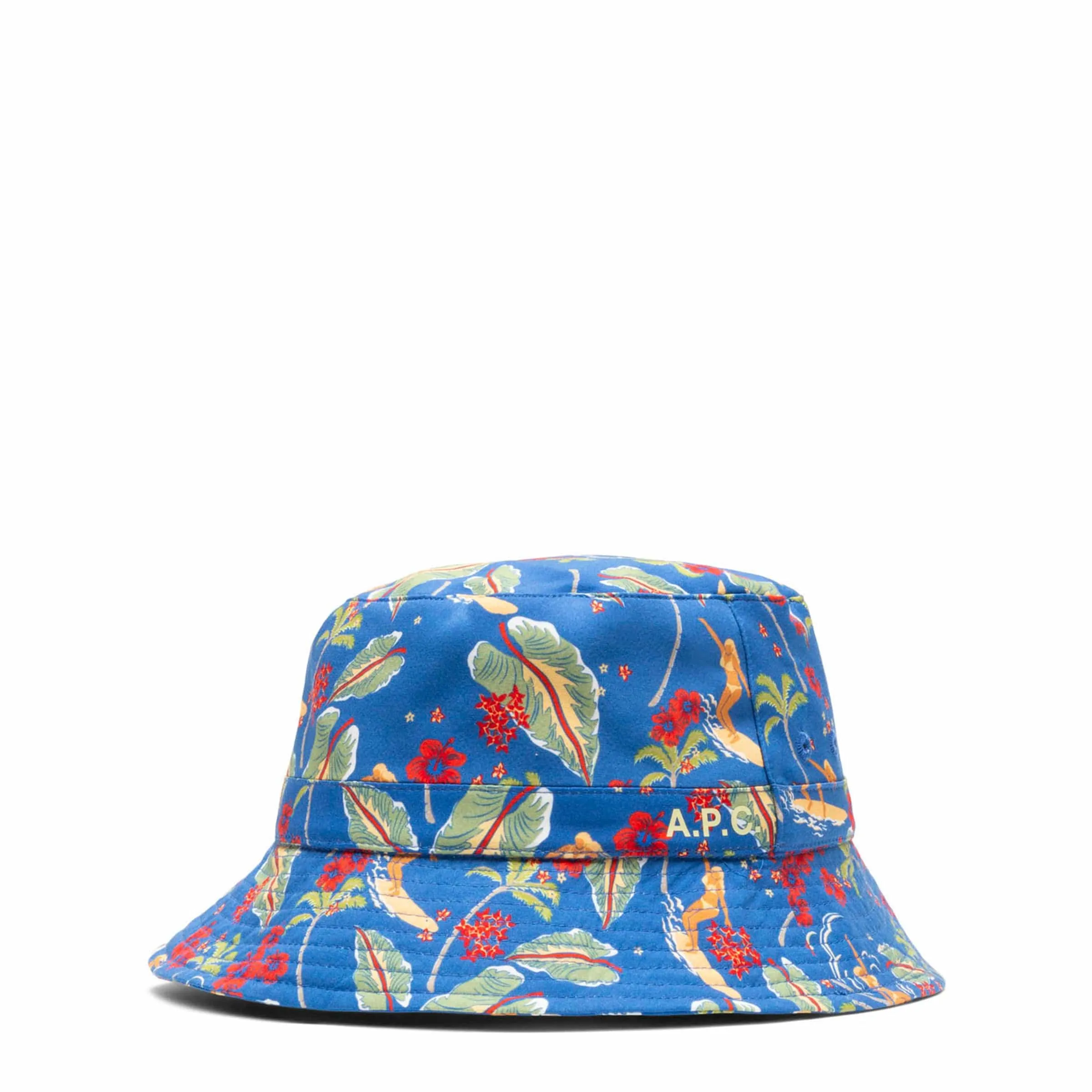 MARK BUCKET HAT DARK BLUE FLORAL | Bodega